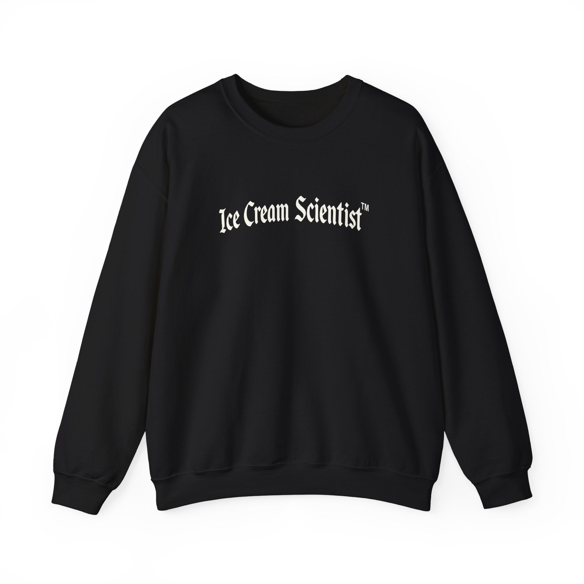 Ice Cream Scientist Crewneck Sweatshirt — Cute Dessert Lover Pullover