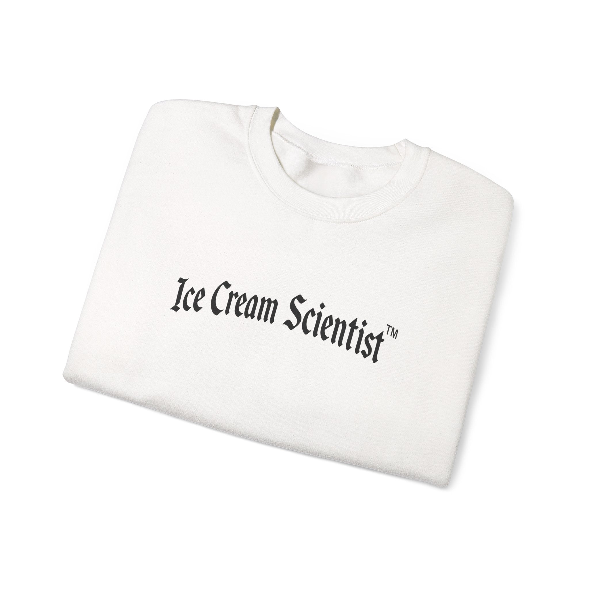 Ice Cream Scientist Crewneck Sweatshirt — Cute Dessert Lover Pullover