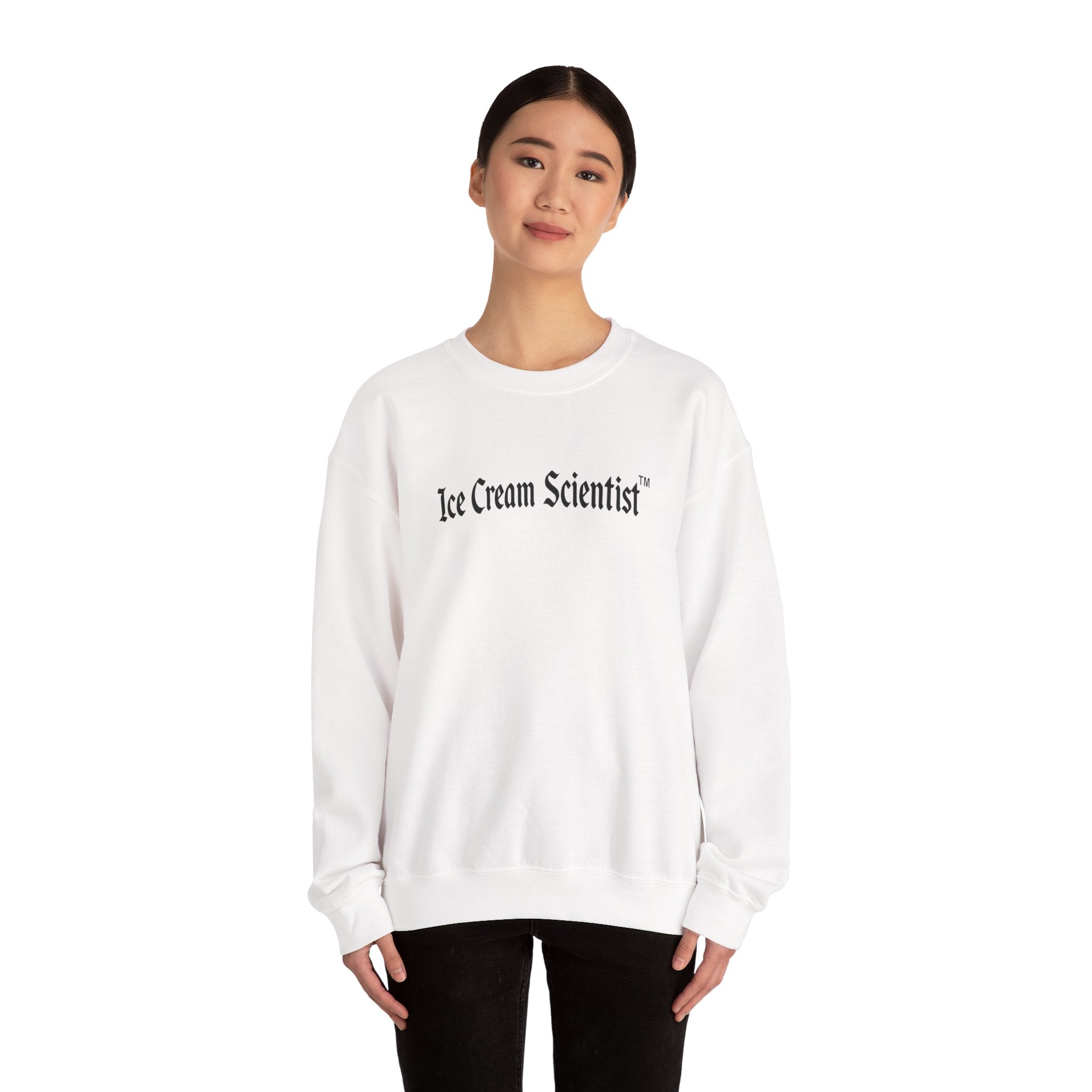Ice Cream Scientist Crewneck Sweatshirt — Cute Dessert Lover Pullover