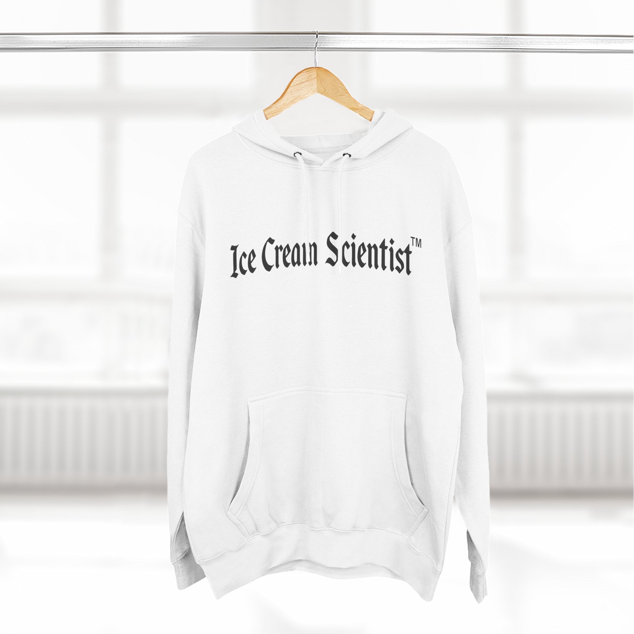 Ice Cream Scientist™ Lab Hoodie — Three-Panel Fleece Hoodie