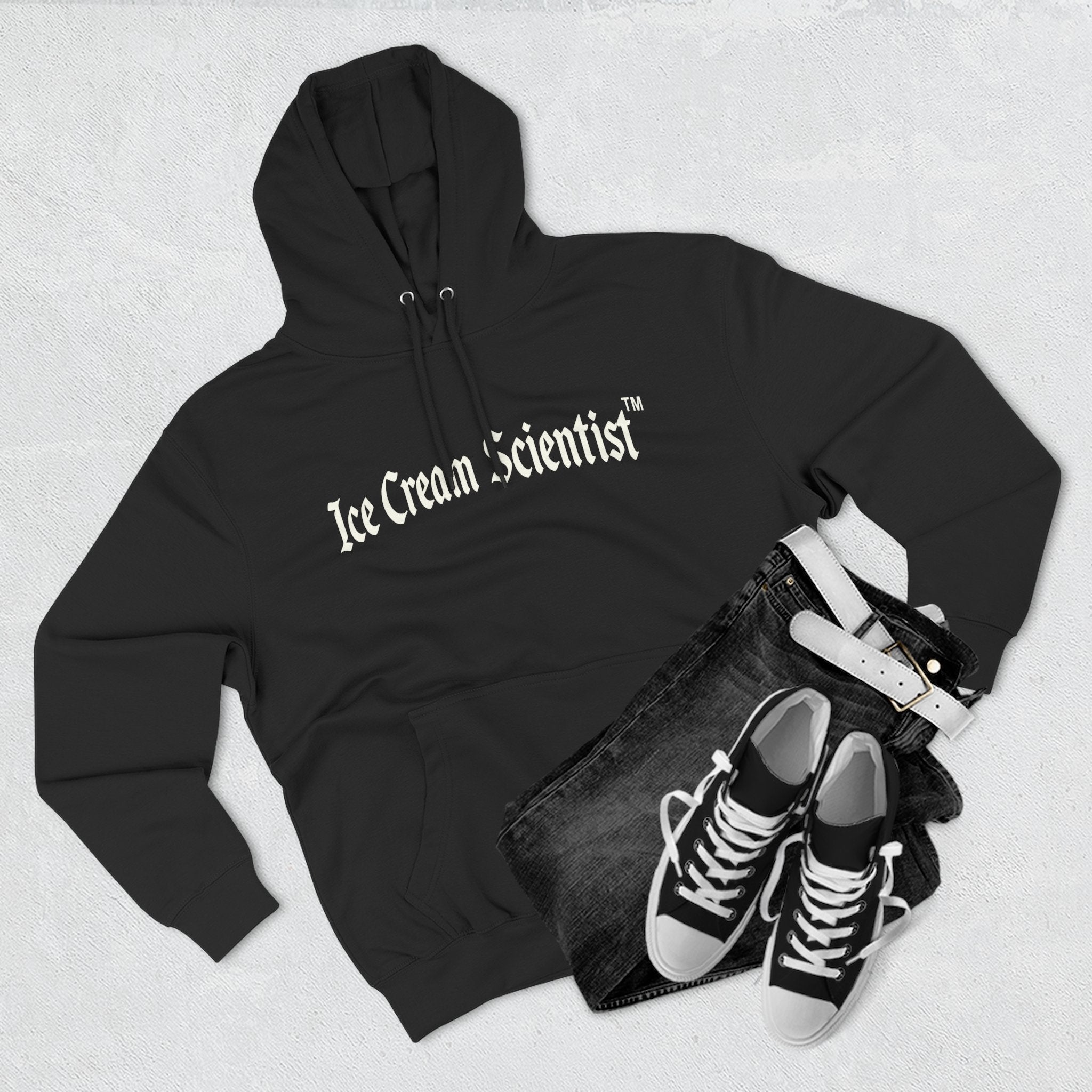 Ice Cream Scientist™ Lab Hoodie — Three-Panel Fleece Hoodie