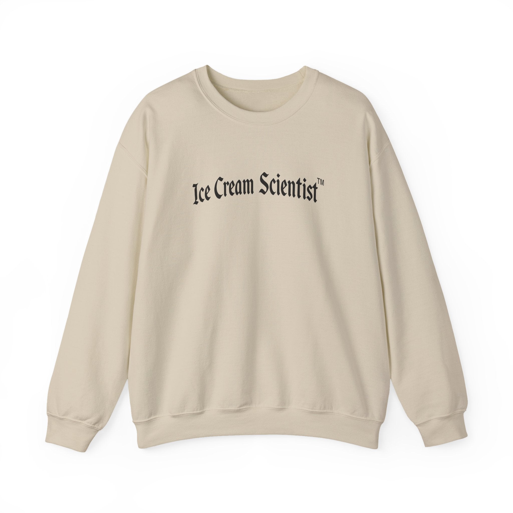 Ice Cream Scientist Crewneck Sweatshirt — Cute Dessert Lover Pullover